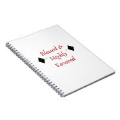 Gezegend en zeer geliefd Notitieboek | Mahogany Vi (Rechterzijde)