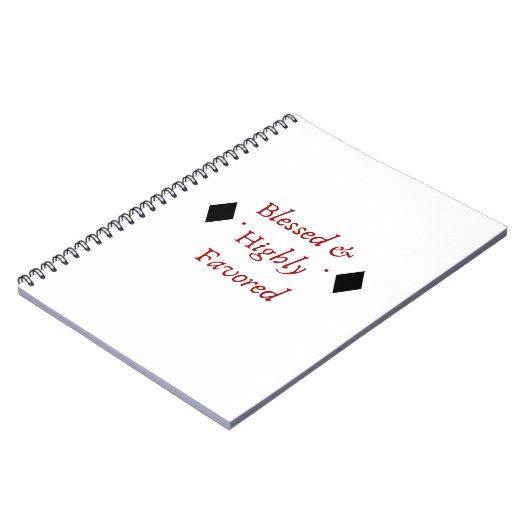 Gezegend en zeer geliefd Notitieboek | Mahogany Vi (Linkerzijde)