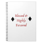 Gezegend en zeer geliefd Notitieboek | Mahogany Vi (Voorkant)