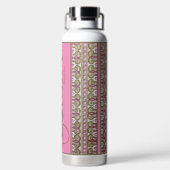 Gezegend! Fancy Waterfles (Roze) (Achterkant)
