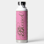 Gezegend! Fancy Waterfles (Roze) (Links)