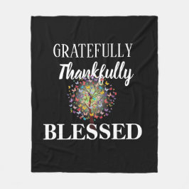 Gezegend Fleece Deken