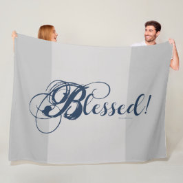 Gezegend! Fleece deken