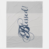 Gezegend! Fleece Deken (Voorkant)