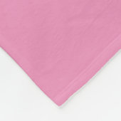 Gezegend! Fleece deken (Roze) (Hoek)