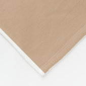 Gezegend! Fleece deken (Tand/ Bruin) (Hoek)