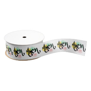 Gezegend Geloof Amen Tropische Zomer Grosgrain Lint