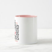 Gezegend, goed gekleed, meidenboss Succesvolle Mok (Midden)