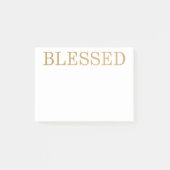 Gezegend goud post-it® notes (Voorkant)