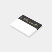 Gezegend, gouden olievlek Inspirerend Grateful Post-it® Notes (Schuin)