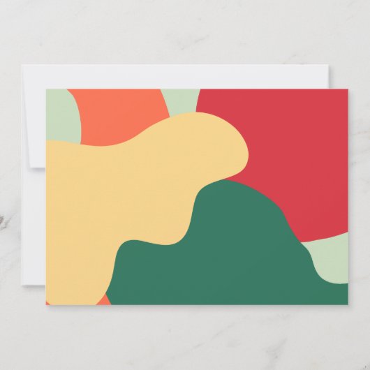 Gezegend grillig script Kerstfoto Feestdagenkaart (Achterkant)