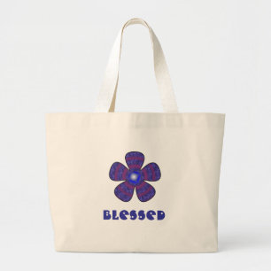 Gezegend Grote Tote Bag