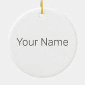 Gezegend Halo religieus ontwerp voor Christelijk g Keramisch Ornament (Achterkant)