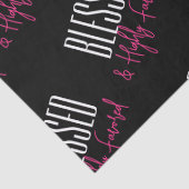 Gezegend & Hoogst Gevoelig Weefseldocument Tissuepapier (Detail)