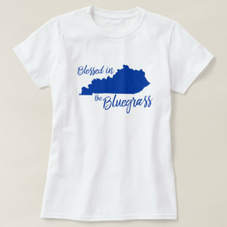 Gezegend in de blauwvintonijn t-shirt