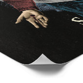 Gezegend in de vlam - Gotisch ontwerp Poster (Hoek)