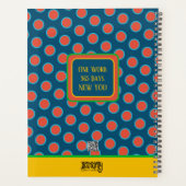 Gezegend inspirerend bloemig gepersonaliseerd ple planner (Achterkant)