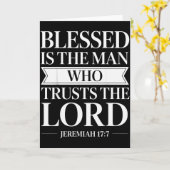 Gezegend is de man die de Heer vertrouwt Bijbelver Kaart (Gele Bloem)