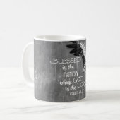 Gezegend is de natie waarvan God de Heer is Koffiemok (Voorkant links)