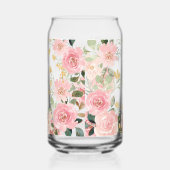 Gezegend is haar roze bijbelvers blikvorm glas (Rechts)