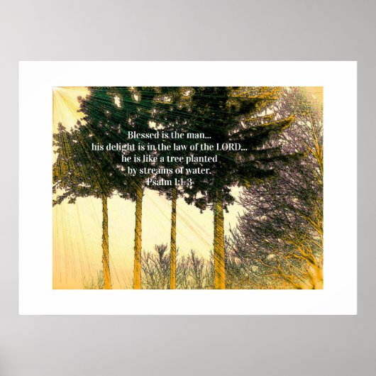 Gezegend is het Man Poster (Voorkant)