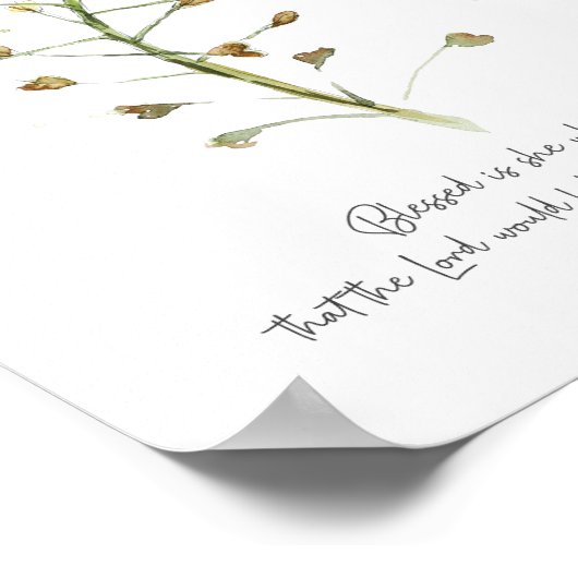 Gezegend is zij die poster geloofd heeft (Hoek)