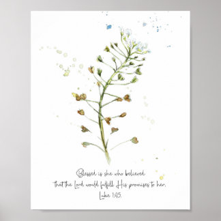 Gezegend is zij die poster geloofd heeft