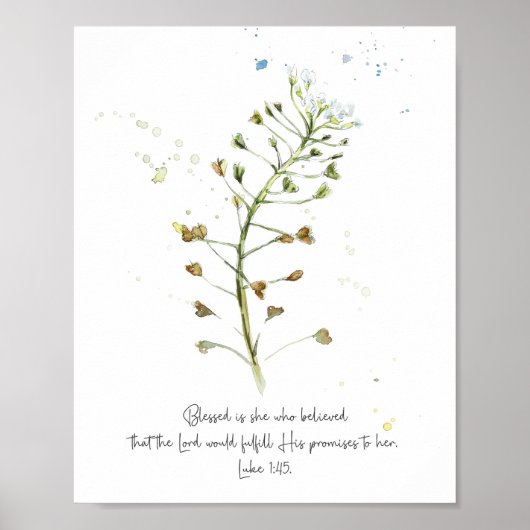 Gezegend is zij die poster geloofd heeft (Voorkant)