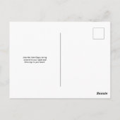 Gezegend Jom Kipoer geel geïllustreerd Briefkaart (Achterkant)