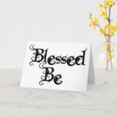 Gezegend Kaart (Gele Bloem)