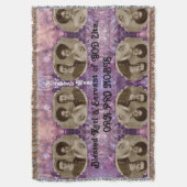 Gezegend Karl & Dienaar van GOD Zita Katoenen Deke Deken (Voorkant Verticaal)