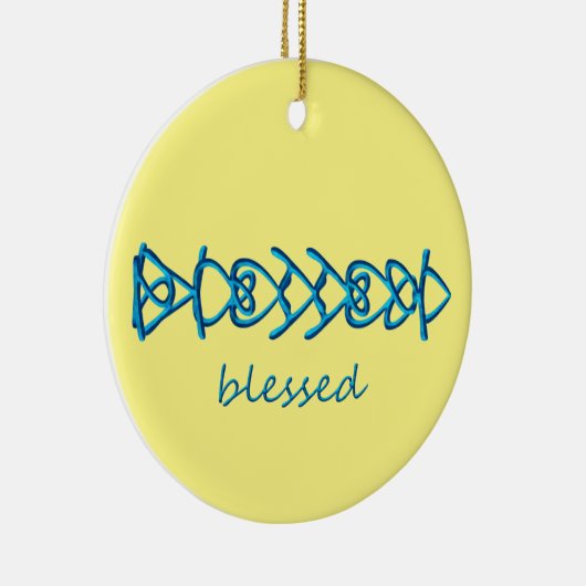 gezegend keramisch ornament (Rechts)