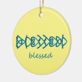 gezegend keramisch ornament (Links)