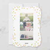 Gezegend Kerstfeest Afbeelding Moderne Vakantiefot Feestdagenkaart (Achterkant)