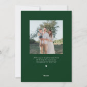 Gezegend Kerstmis Religieuze Vakantie Fotokaart Feestdagenkaart (Achterkant)