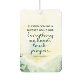 Gezegend komen en gaan, groene Waterverf Luchtverfrisser