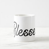 Gezegend kopje koffie koffiemok (Center)