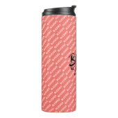 GEZEGEND Koraal Christelijke Schrift Thermosbeker (Gedraaid links)