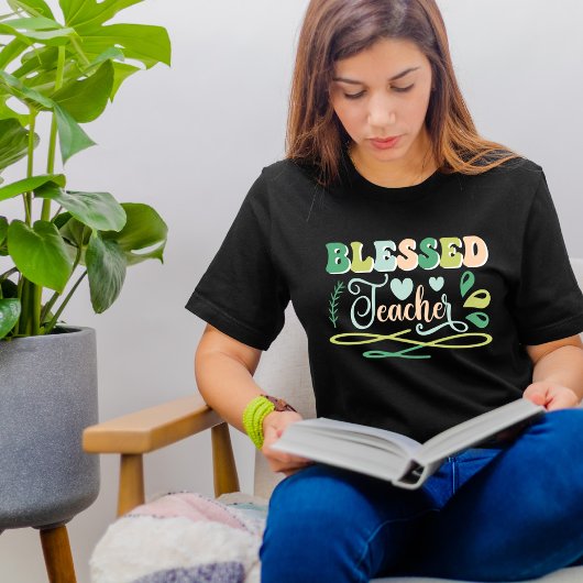 Gezegend Leraar Terug naar School Design T-shirt