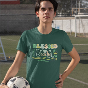 Gezegend Leraar Terug naar School Design T-shirt
