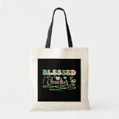Gezegend Leraar Terug naar School Design Tote Bag (Voorkant)