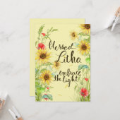 Gezegend Litha Kaart (Voorkant / Achterkant in situ)