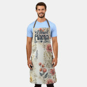 Gezegend Mama All Over Print Schort (Gedragen)
