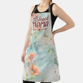 Gezegend Mama All Over Print Schort (Insitu)