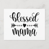Gezegend Mama Moederdag Quote | BRIEFKAART (Voorkant)