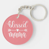 Gezegend Mama Moederdag Quote | SLEUTELHANGER (Achterkant)