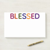 Gezegend Meerkleurig 10 x 6 Post-it® Notes (Op bureau)