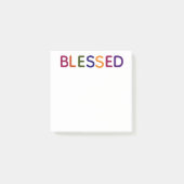 Gezegend Meerkleurig 3 x 3 Post-it® Notes (Voorkant)