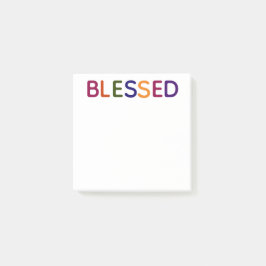 Gezegend Meerkleurig 3 x 3 Post-it® Notes