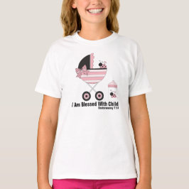 Gezegend met kind* Vrouwen Zwangerschap T-shirt